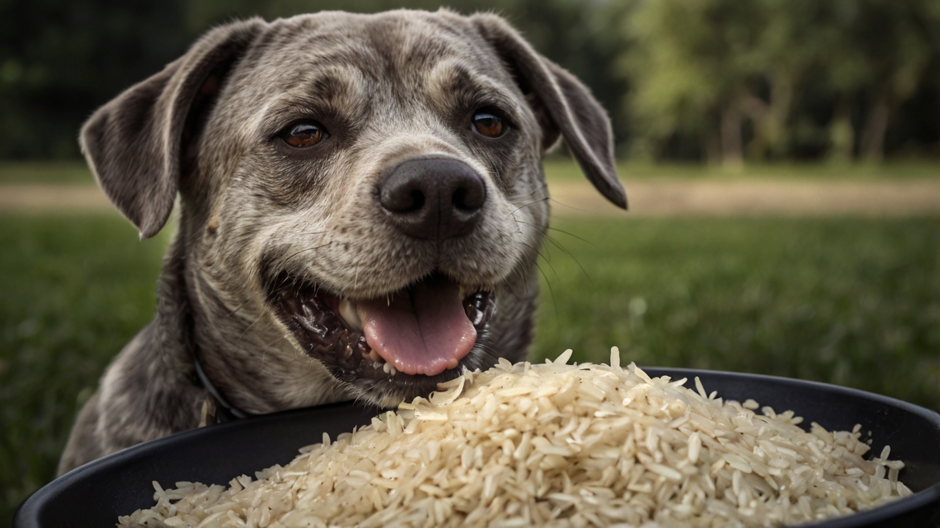 arroz malo para perros